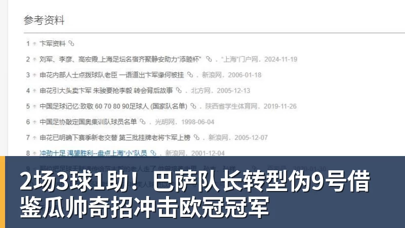 2场3球1助！巴萨队长转型伪9号借鉴瓜帅奇招冲击欧冠冠军