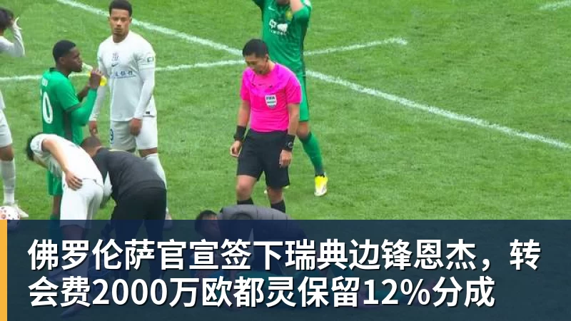 乐鱼体育佛罗伦萨官宣签下瑞典边锋恩杰,转会费2000万欧都灵保留12%分成