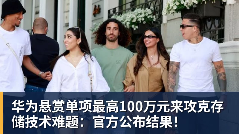 华为悬赏单项最高100万元来攻克存储技术难题:官方公布结果!