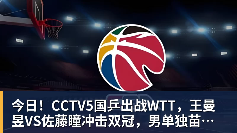 今日!CCTV5国乒出战WTT,王曼昱VS佐藤瞳冲击双冠,男单独苗周启豪PK松岛辉空